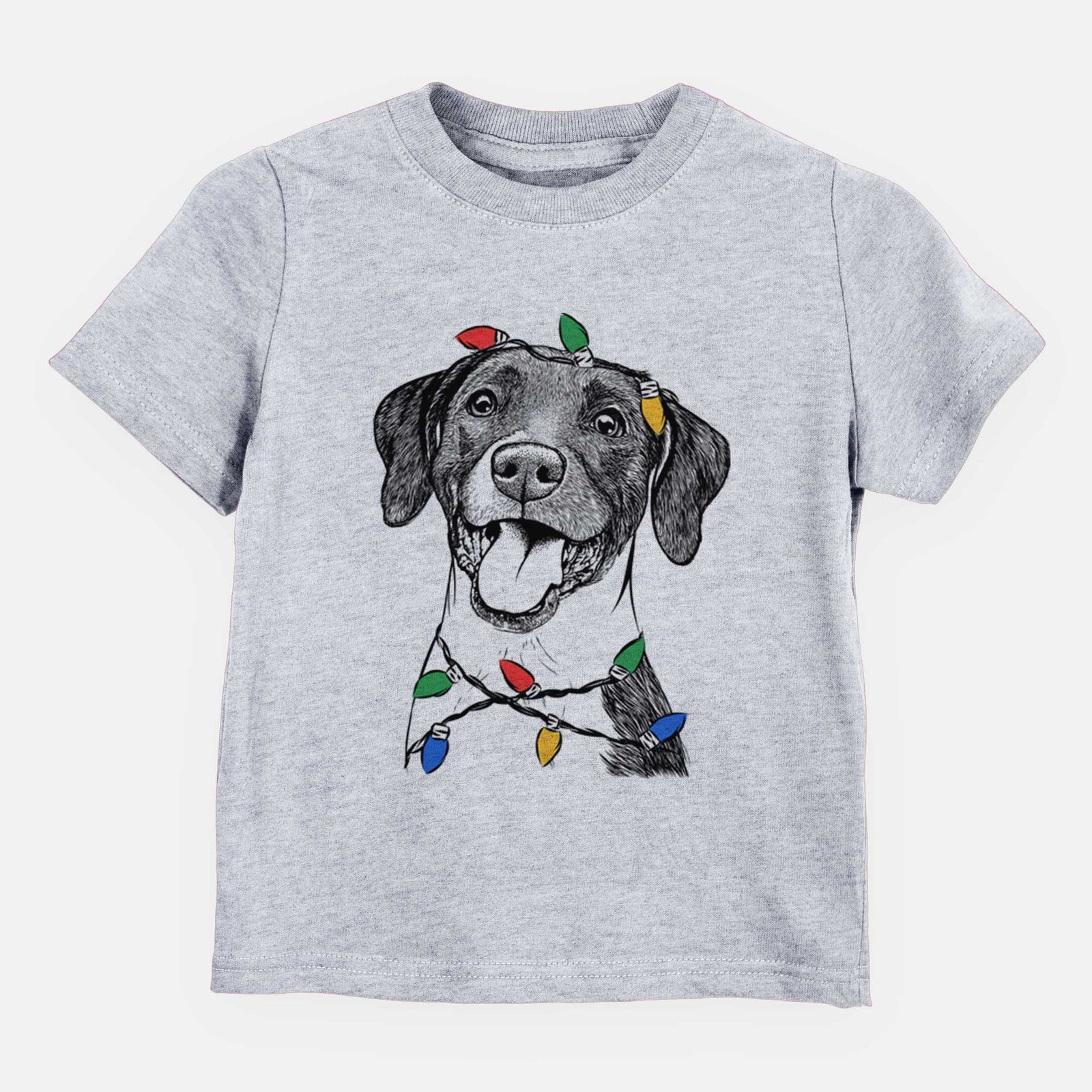 Christmas Lights Harper the Mixed Breed - Kids/Youth/Toddler Shirt