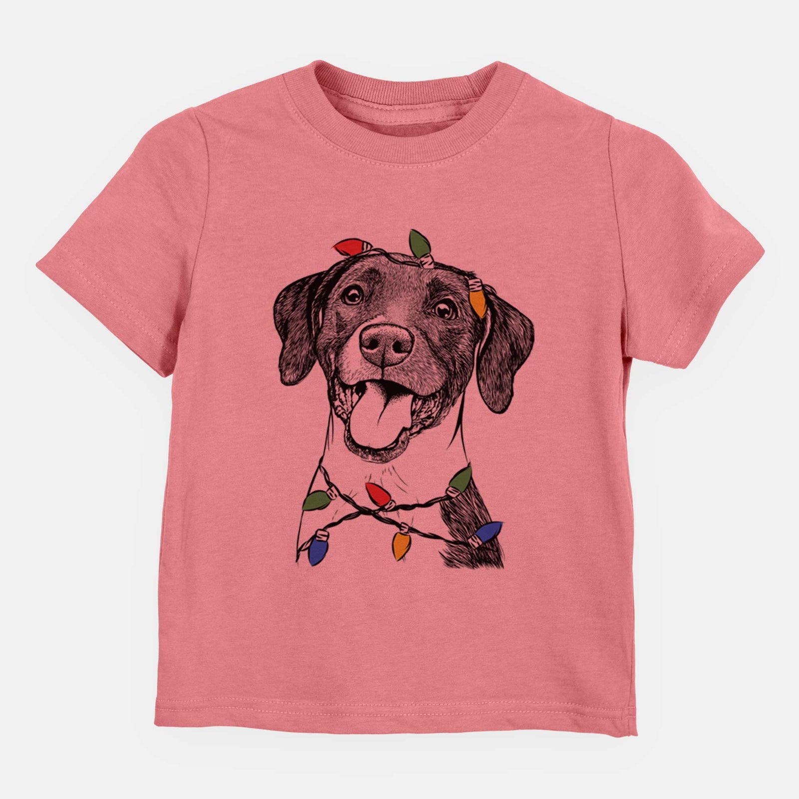 Christmas Lights Harper the Mixed Breed - Kids/Youth/Toddler Shirt