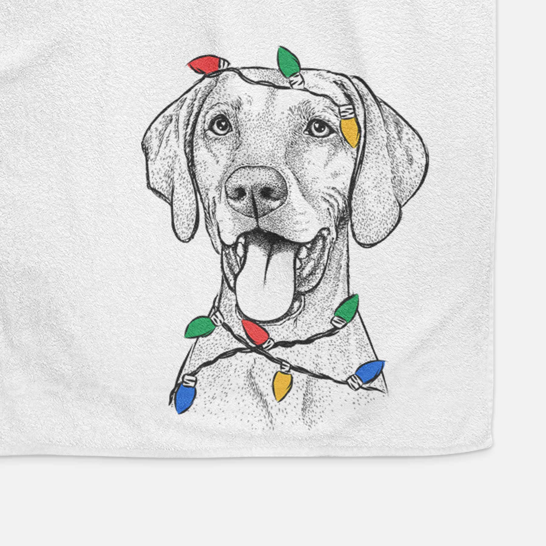 Harper the Vizsla Decorative Hand Towel