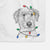 Harry the Mixed Breed Puppy Decorative Hand Towel