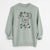 Christmas Lights Harvey the Great Dane - Unisex Pigment Dyed Crew Sweatshirt