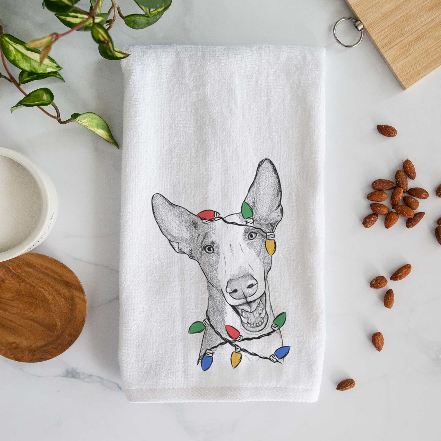 Havok the Ibizan Hound Decorative Hand Towel