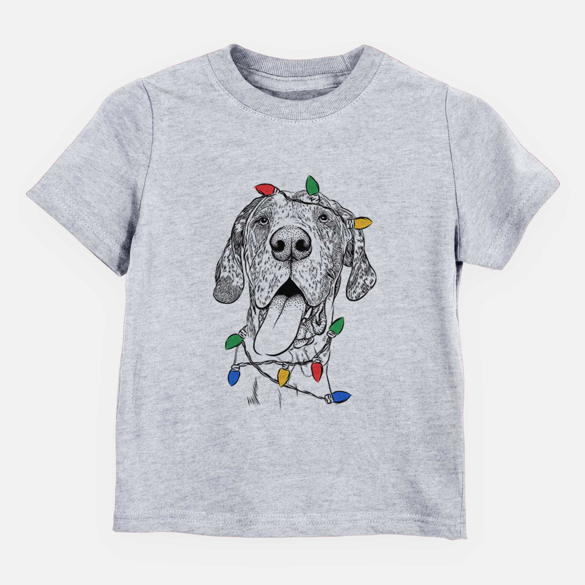 Christmas Lights Hennessey the Great Dane - Kids/Youth/Toddler Shirt