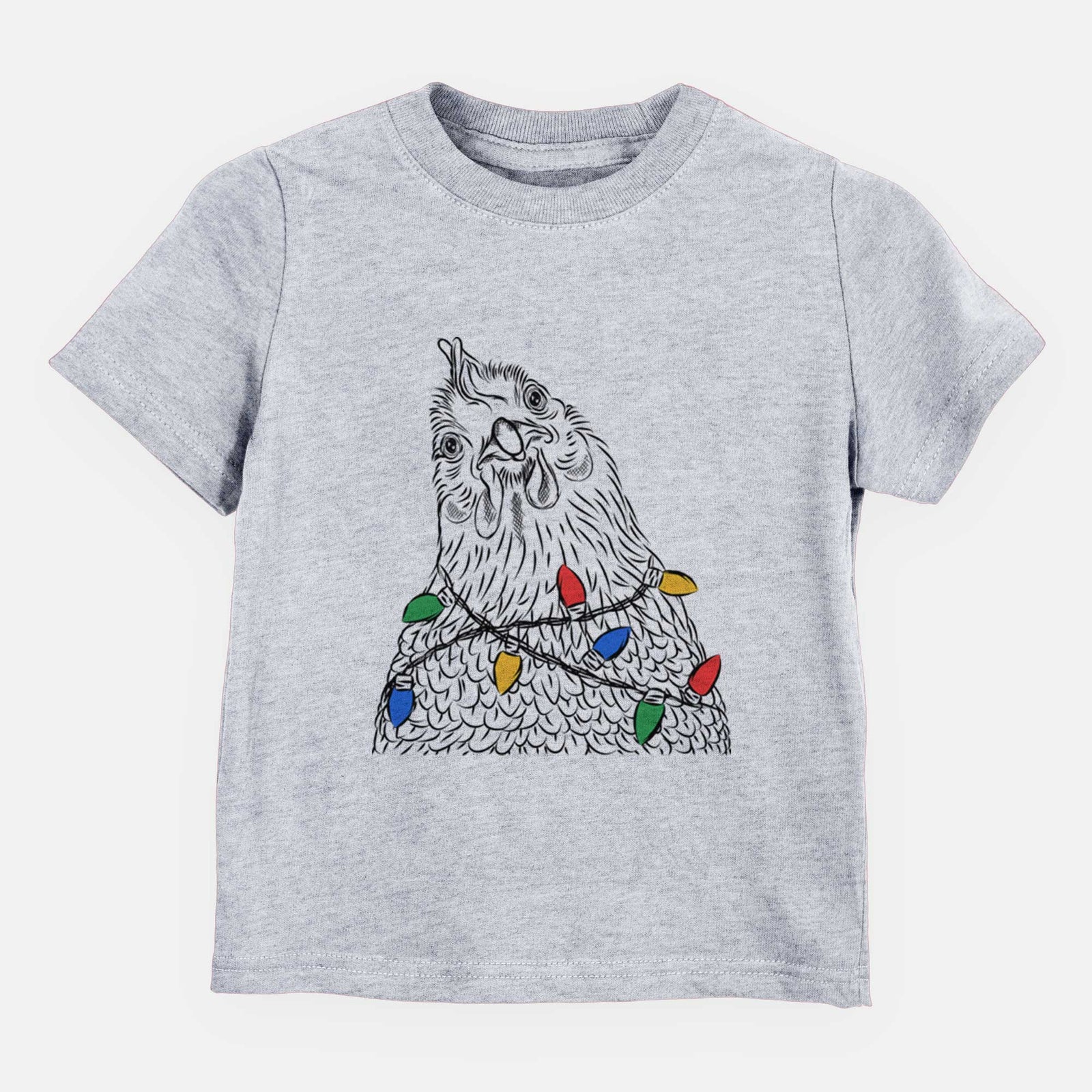 Christmas Lights Henrietta the Chicken - Kids/Youth/Toddler Shirt