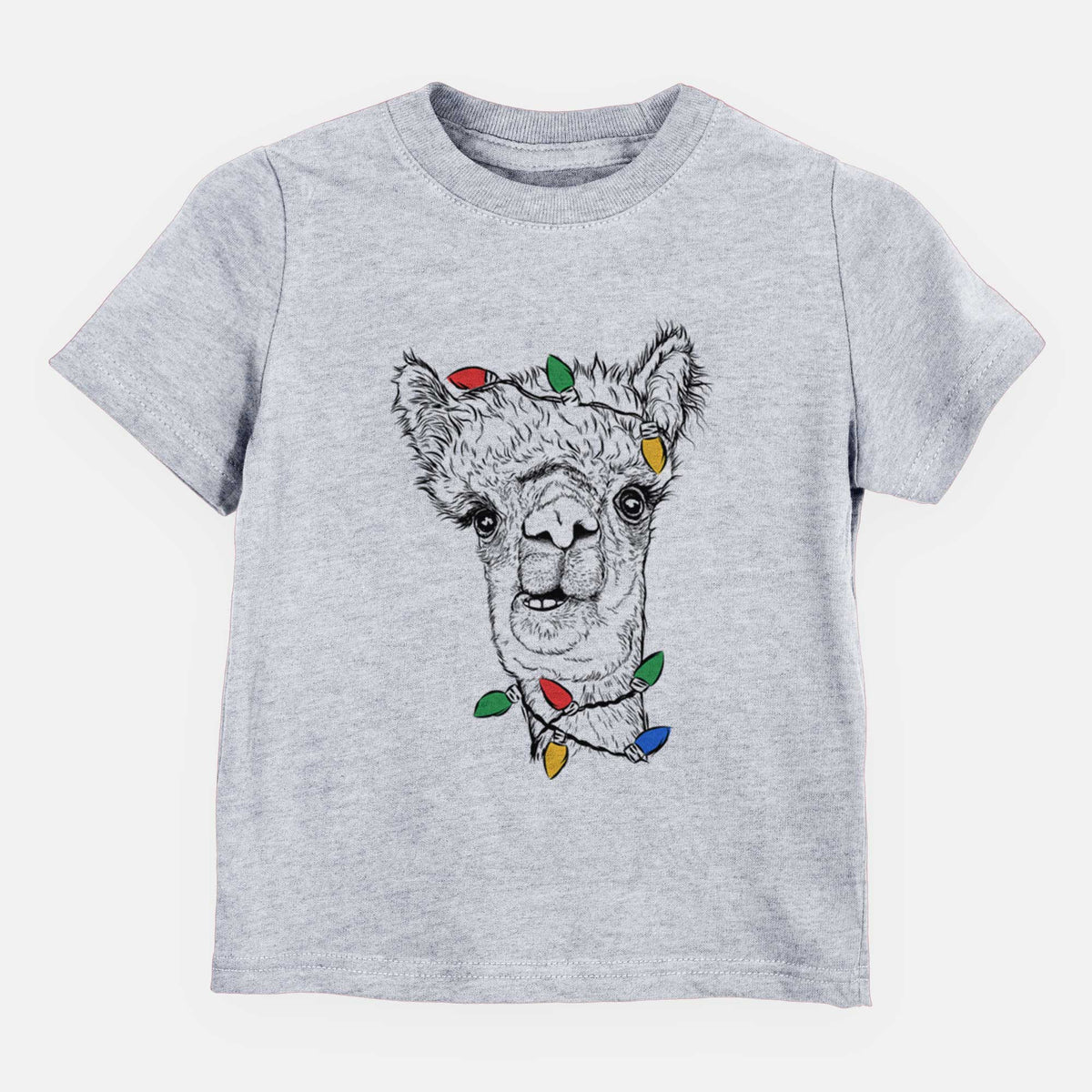 Christmas Lights Henry the Alpaca - Kids/Youth/Toddler Shirt