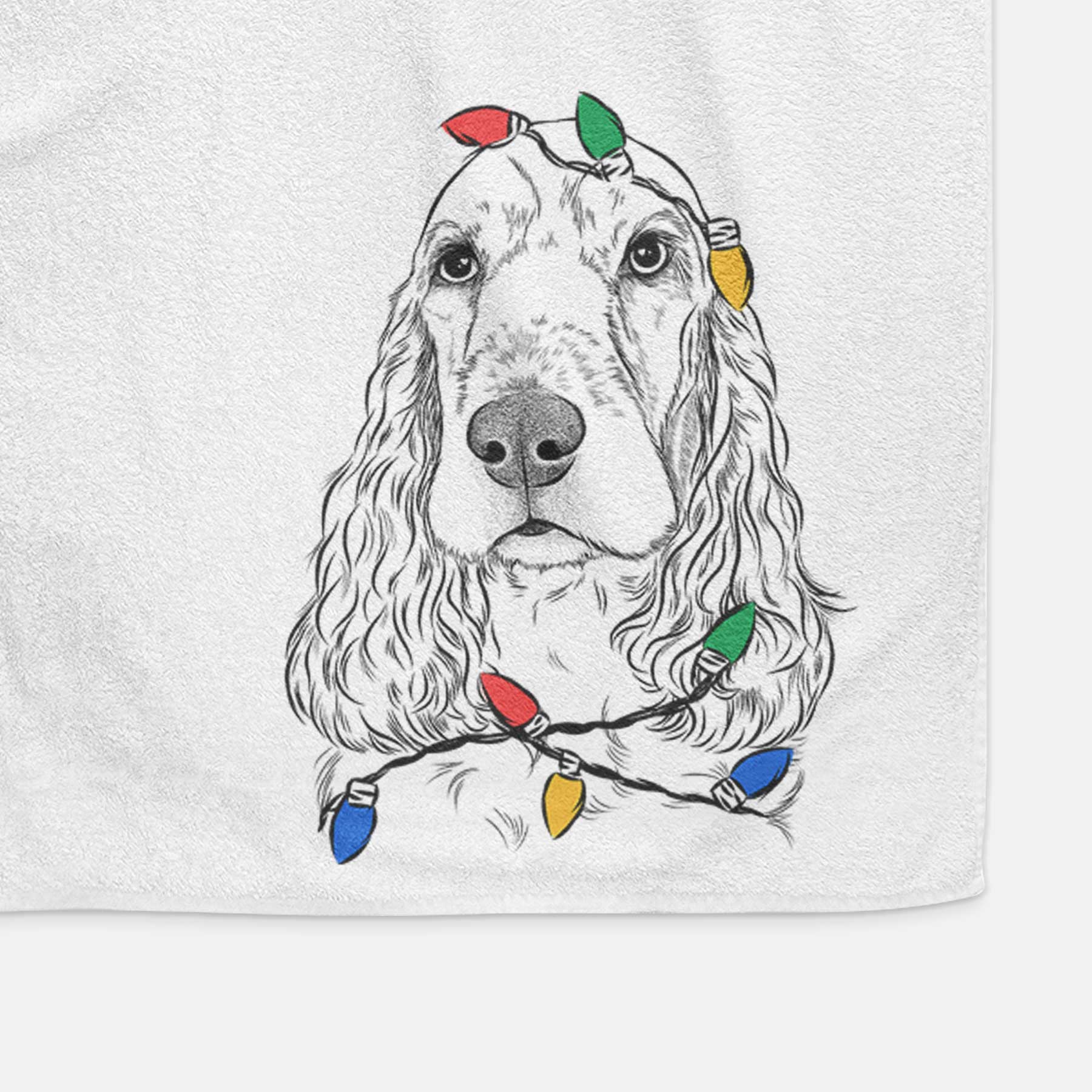 Henry the English Cocker Spaniel Decorative Hand Towel