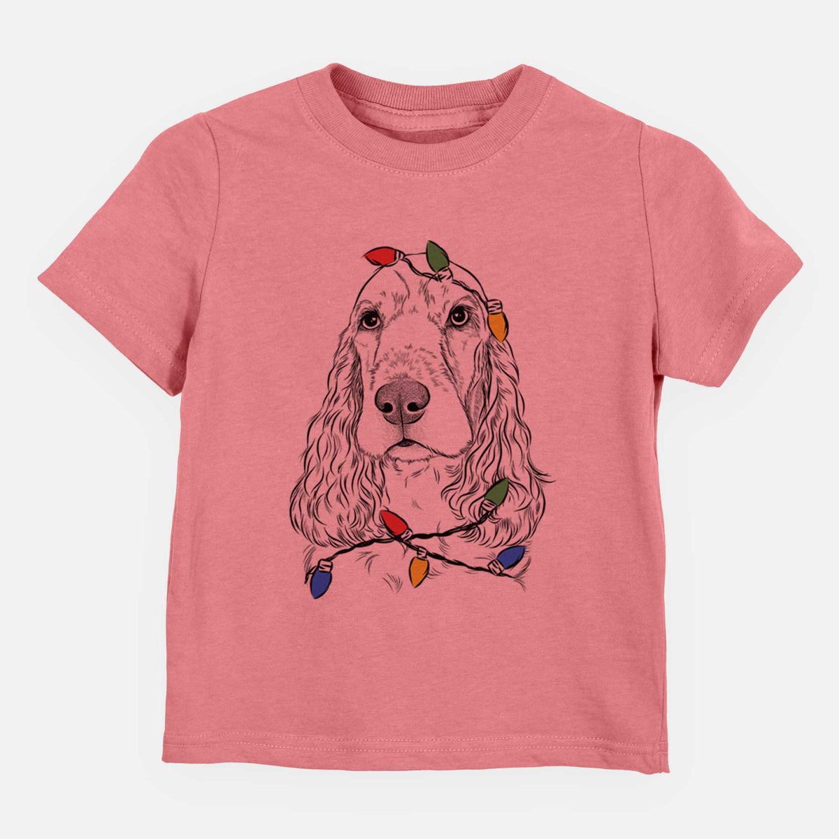 Christmas Lights Henry the English Cocker Spaniel - Kids/Youth/Toddler Shirt