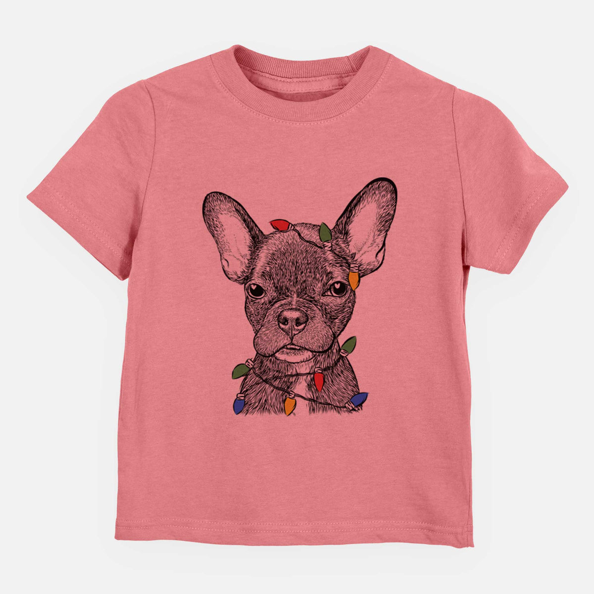 Christmas Lights Henry the French Bulldog - Kids/Youth/Toddler Shirt