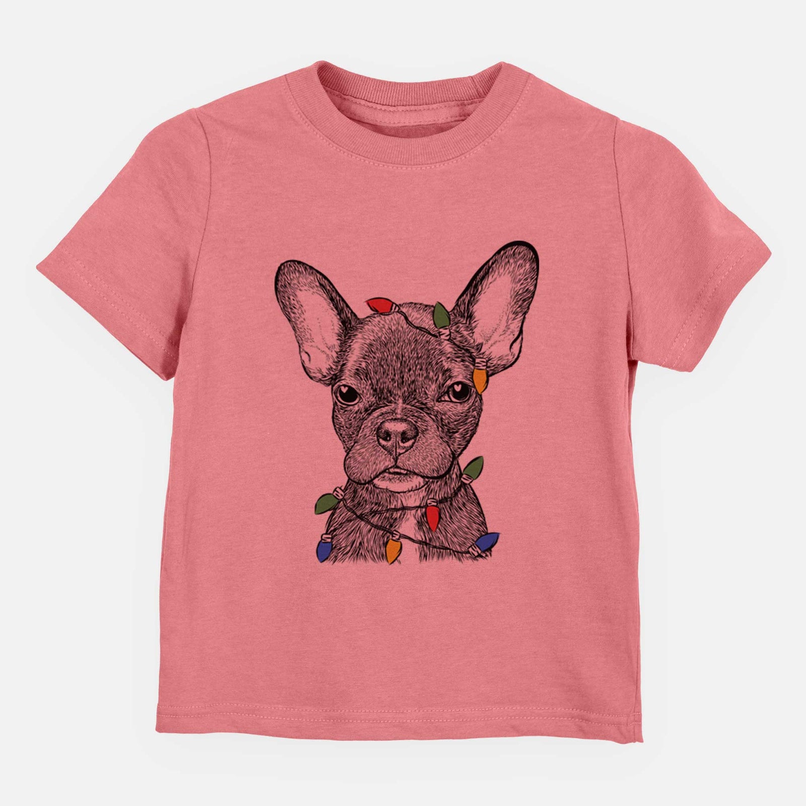 Christmas Lights Henry the French Bulldog - Kids/Youth/Toddler Shirt