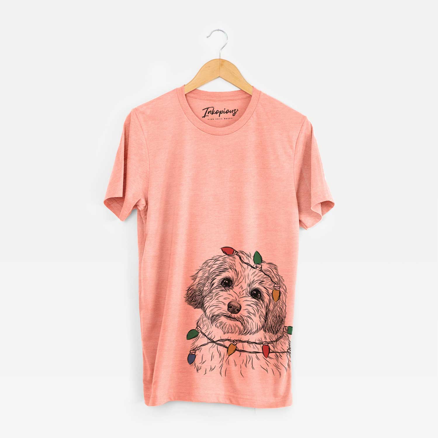 Christmas Lights Henry the Havanese - Unisex Crewneck