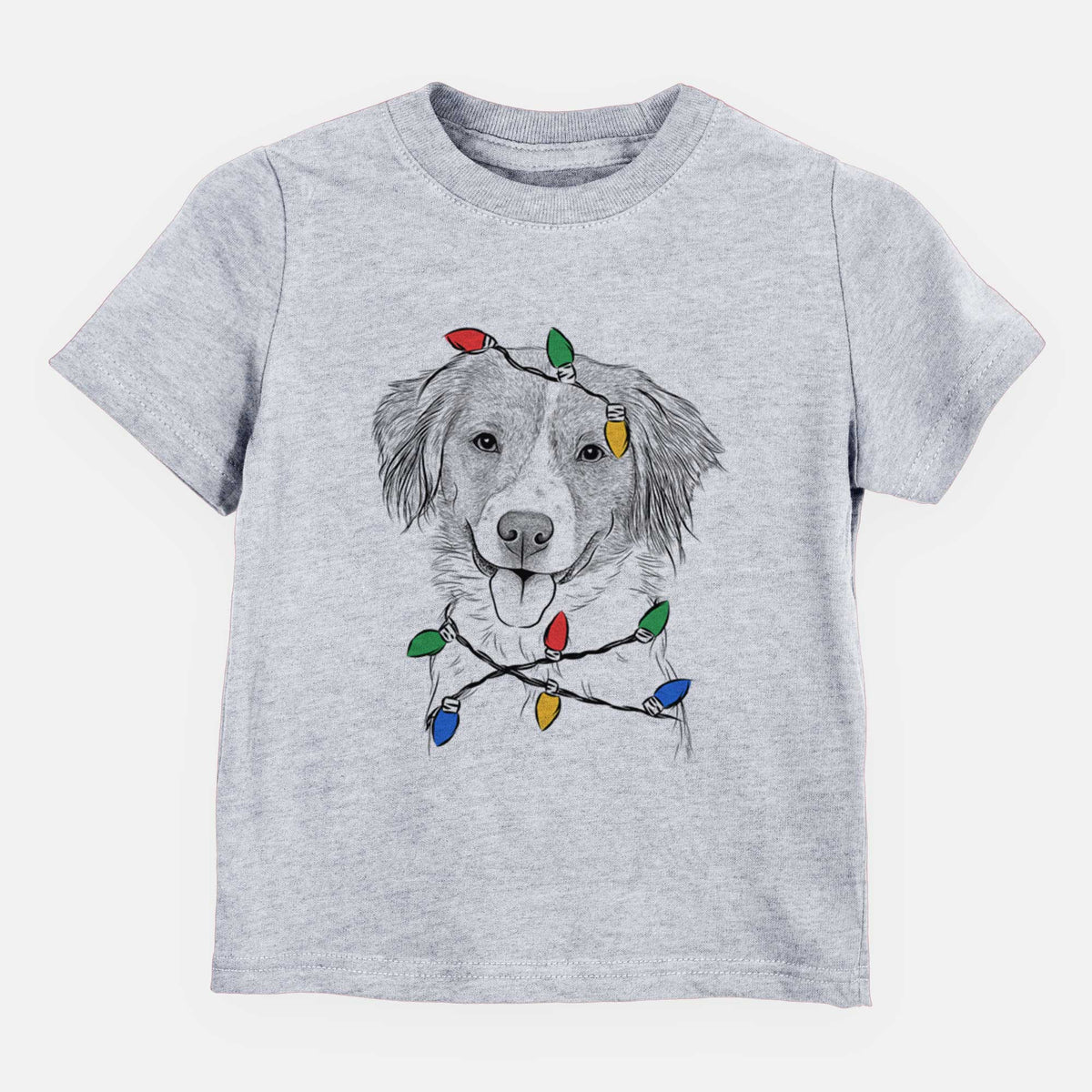 Christmas Lights Hercules the Nederlandse Kooikerhondje - Kids/Youth/Toddler Shirt