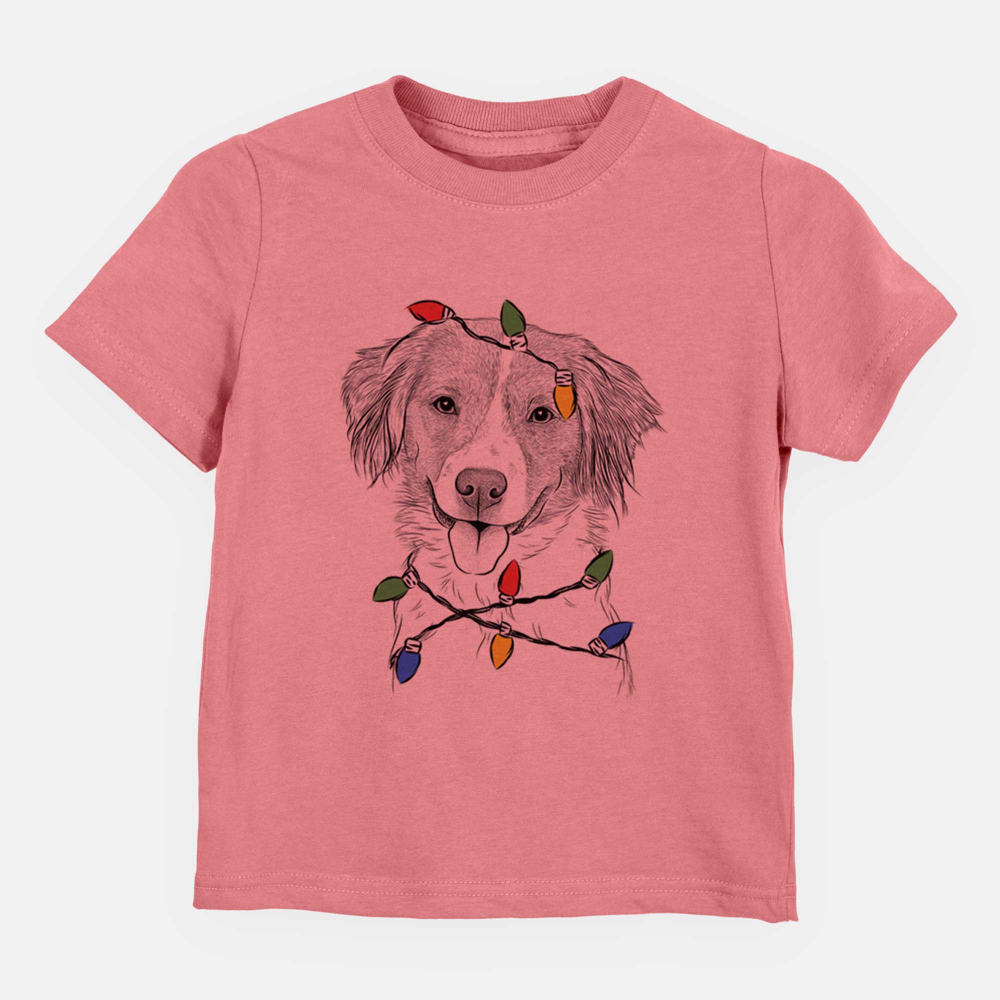 Christmas Lights Hercules the Nederlandse Kooikerhondje - Kids/Youth/Toddler Shirt