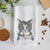 Hobbes the Tabby Cat Decorative Hand Towel