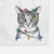 Hobbes the Tabby Cat Decorative Hand Towel