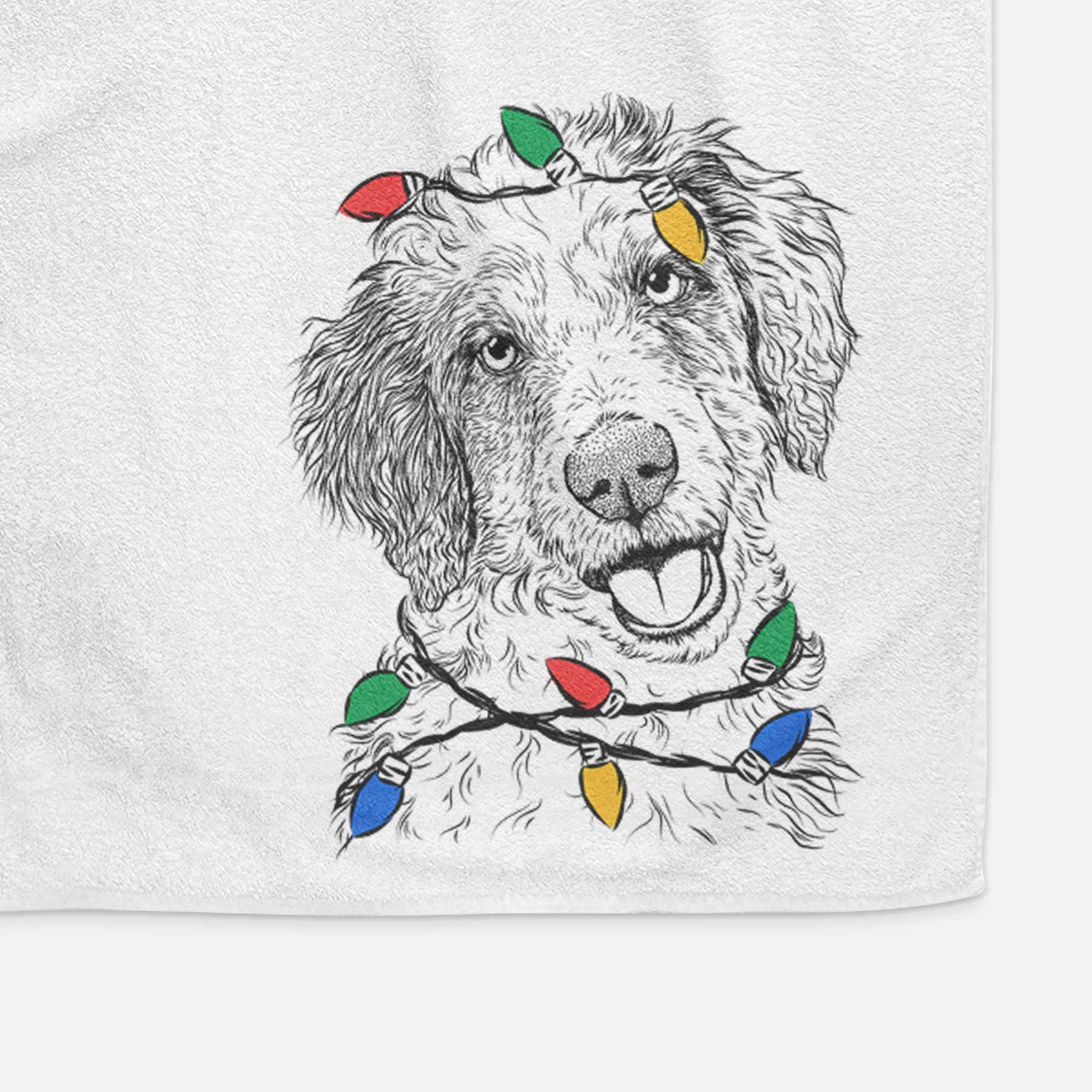 Hoge the Aussiedoodle Decorative Hand Towel