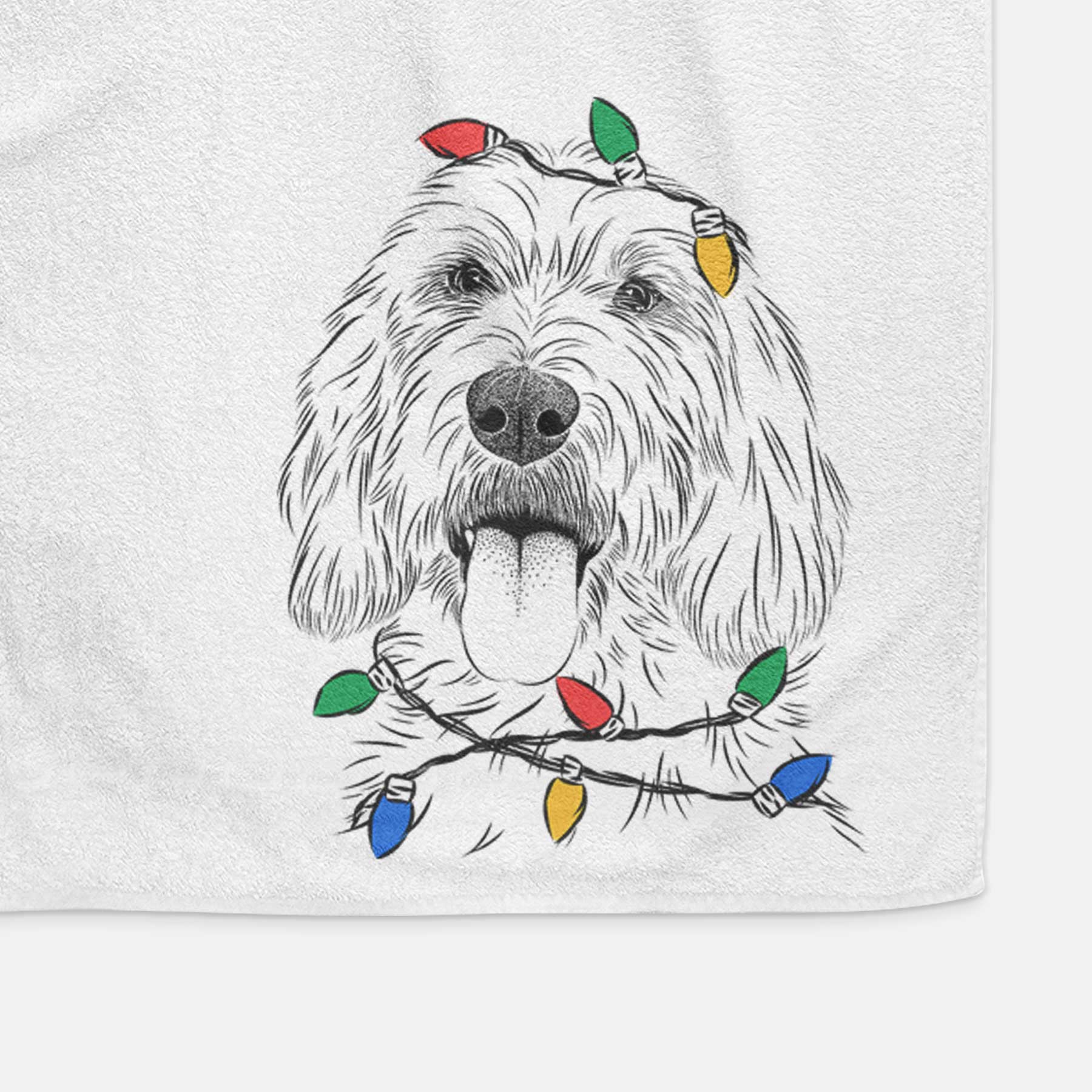 Homer the Grand Basset Griffon Vendeen Decorative Hand Towel