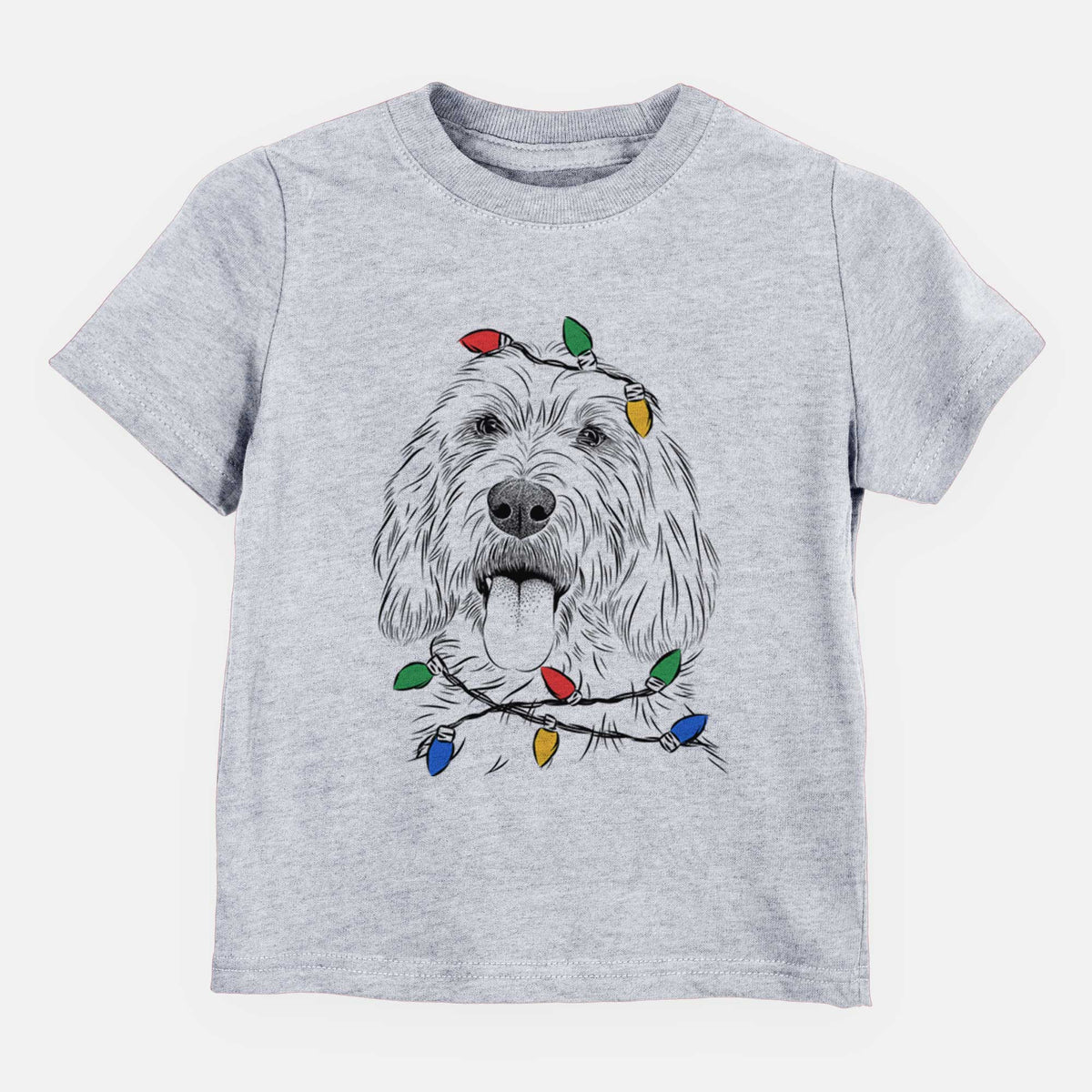 Christmas Lights Homer the Grand Basset Griffon Vendeen - Kids/Youth/Toddler Shirt