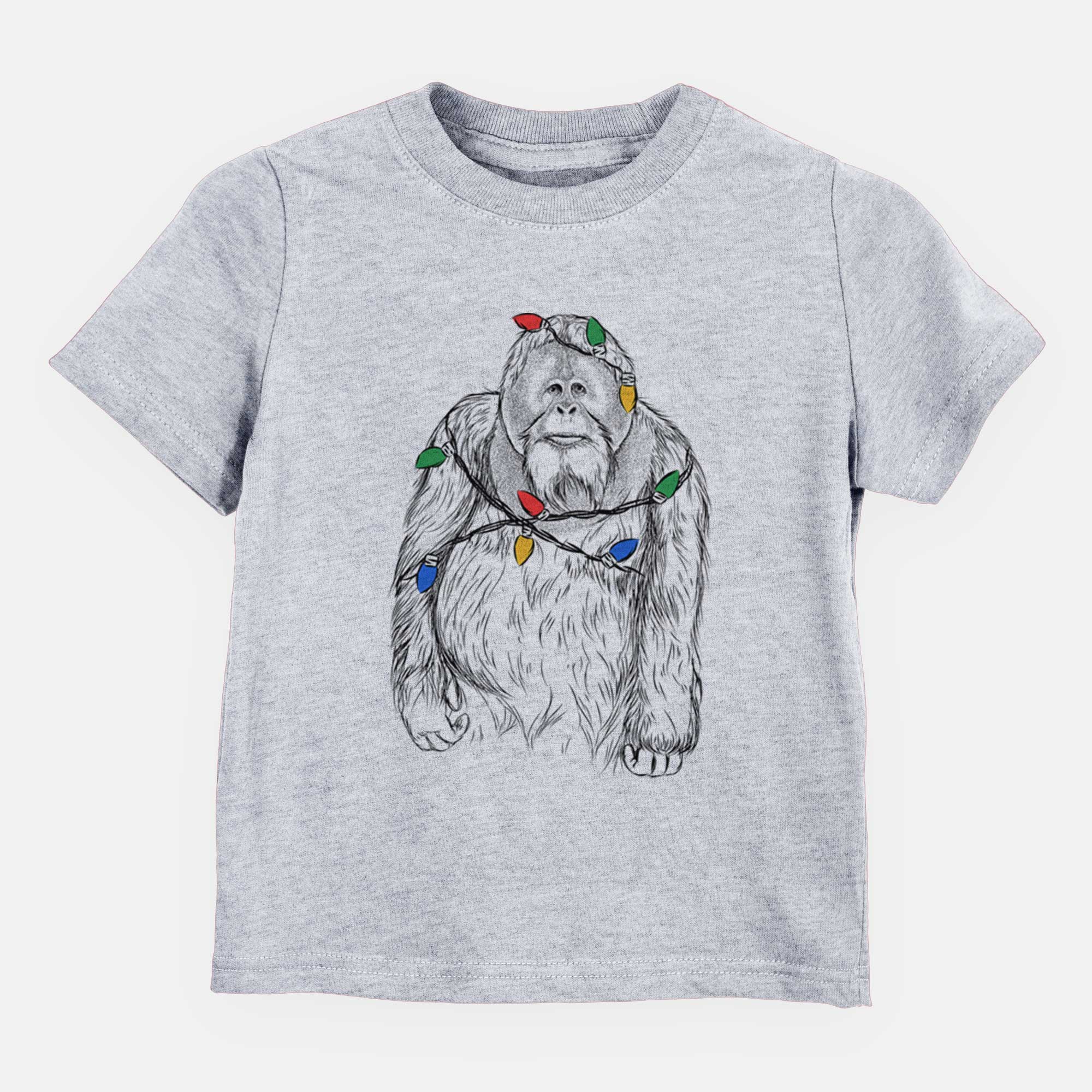 Christmas Lights Horace the Male Orangutan - Kids/Youth/Toddler Shirt