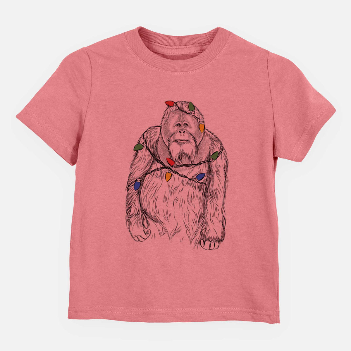 Christmas Lights Horace the Male Orangutan - Kids/Youth/Toddler Shirt