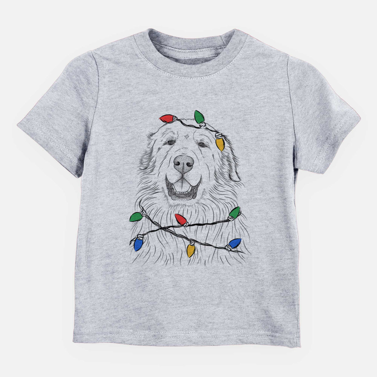 Christmas Lights Horton the Great Pyrenees - Kids/Youth/Toddler Shirt