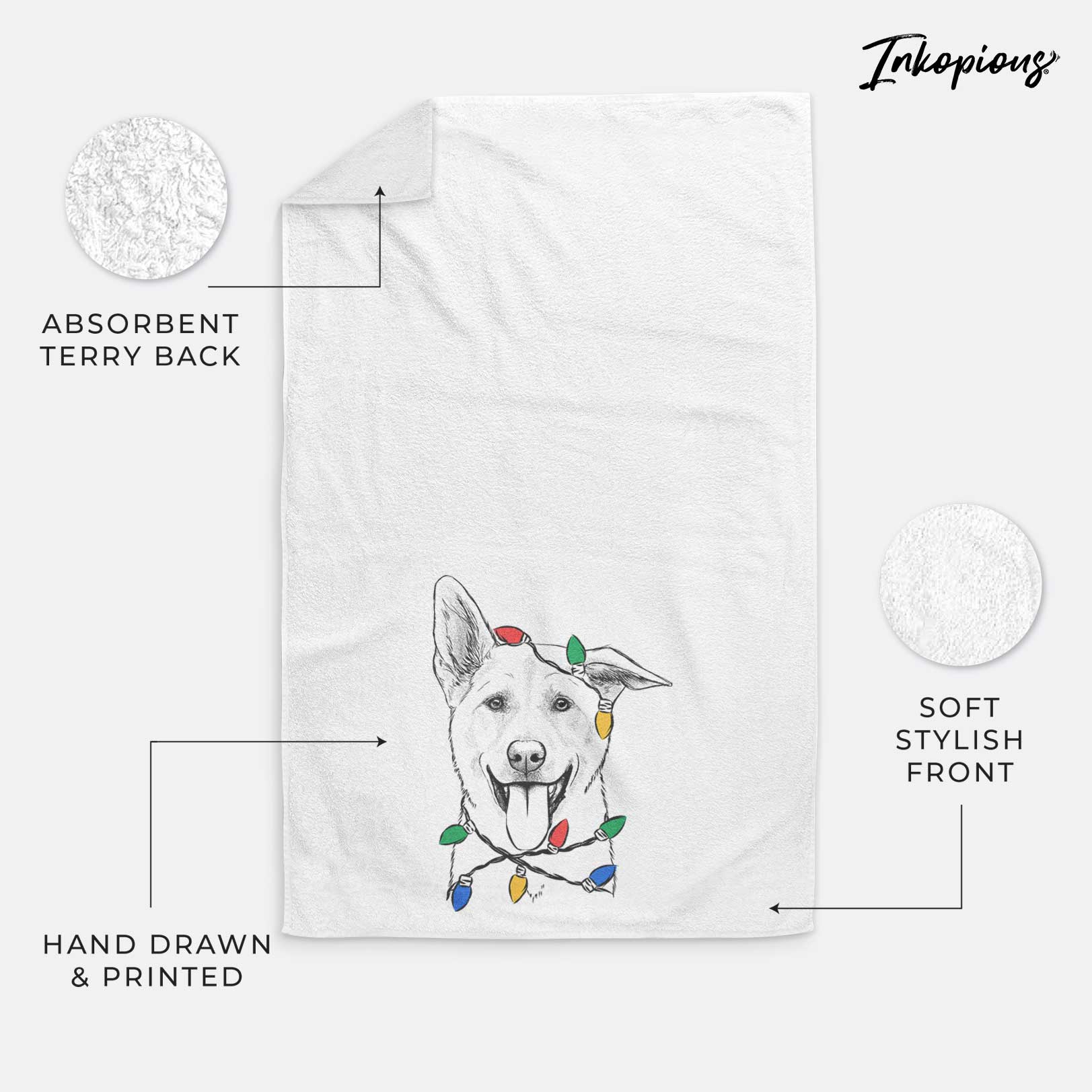 Hoya the Korean Jindo Decorative Hand Towel