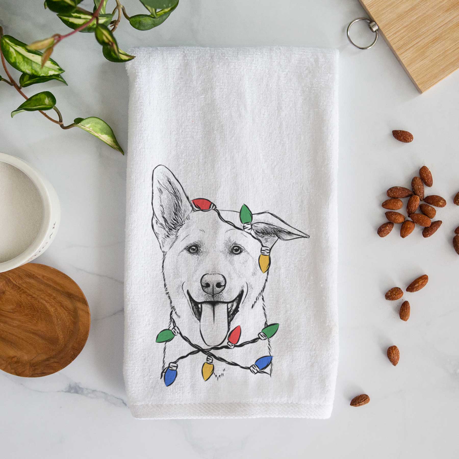 Hoya the Korean Jindo Decorative Hand Towel