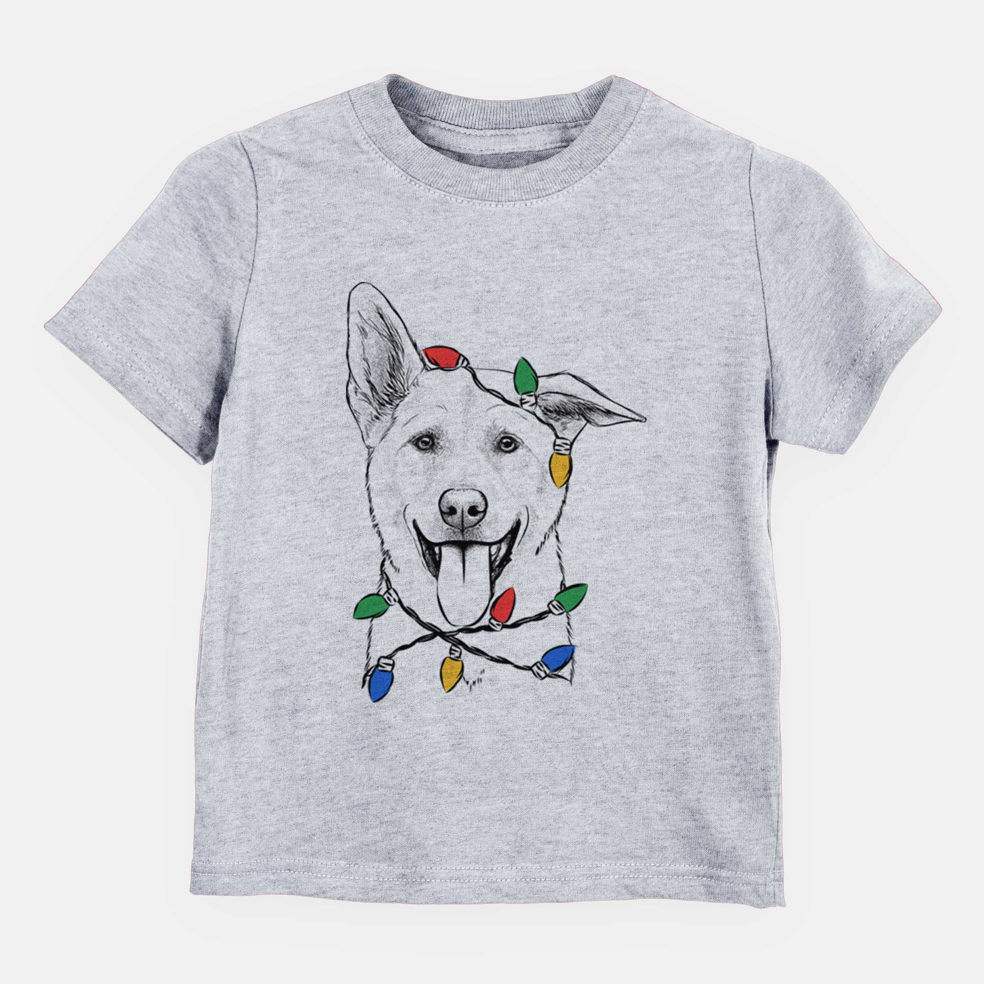 Christmas Lights Hoya the Korean Jindo - Kids/Youth/Toddler Shirt