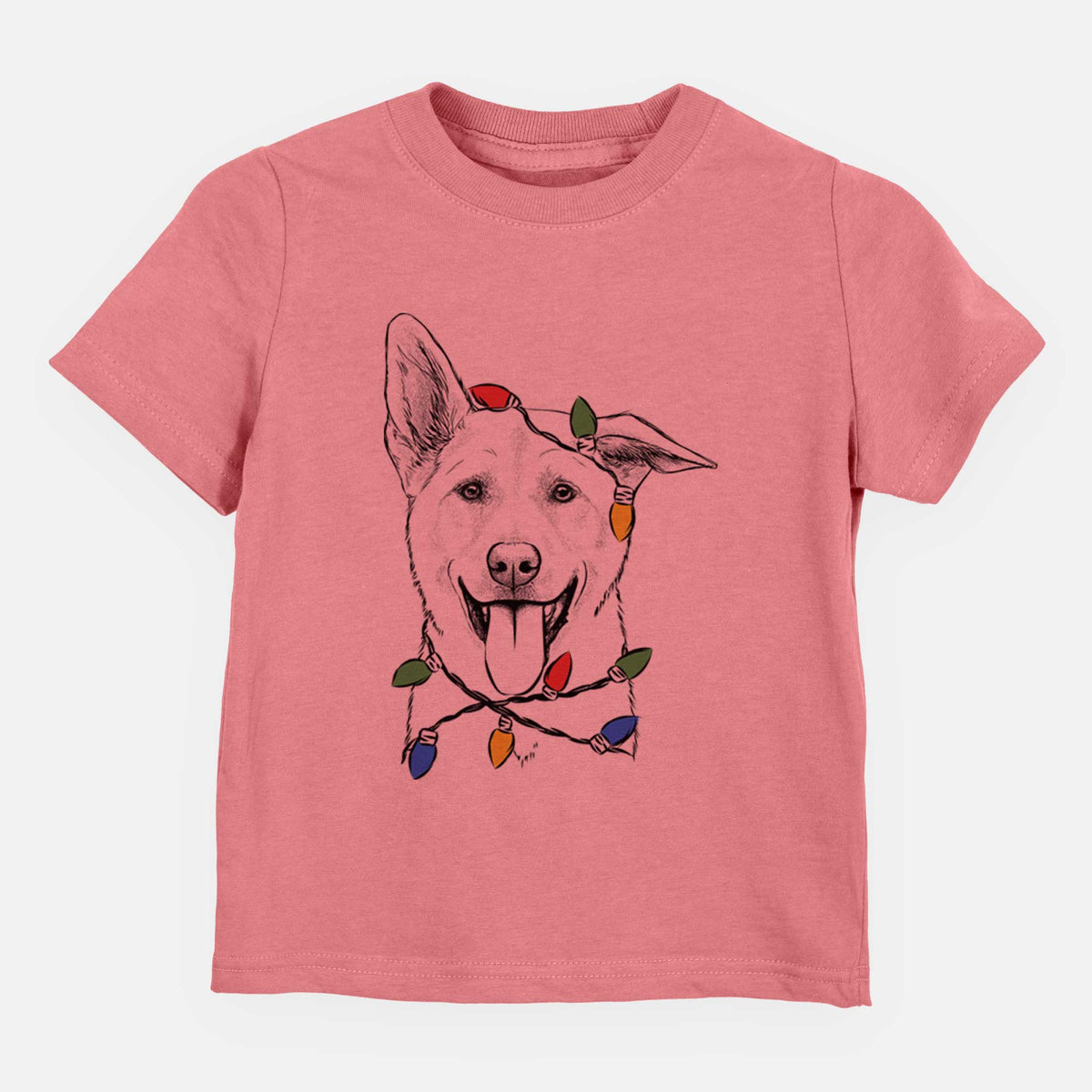 Christmas Lights Hoya the Korean Jindo - Kids/Youth/Toddler Shirt