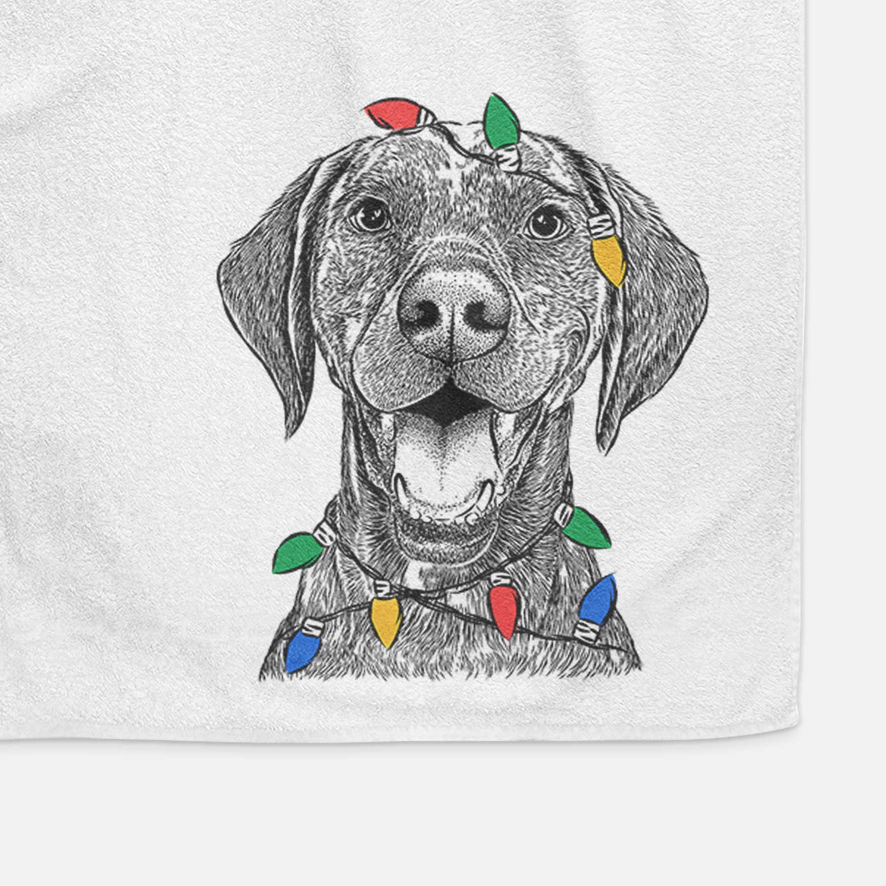 Hudson the German Shorthaired Pointer Decorative Hand Towel