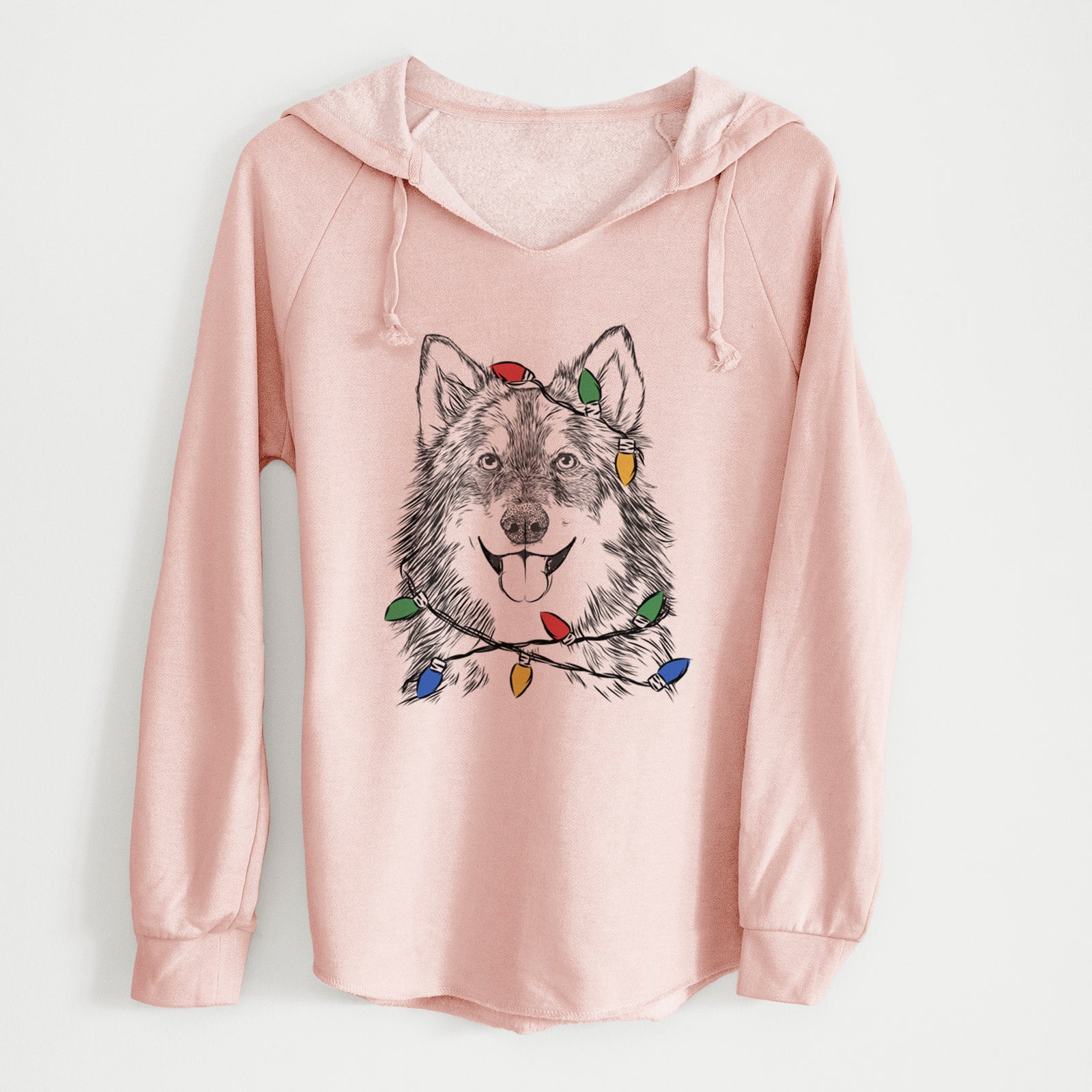 Christmas Lights Iben the Utonagan - Cali Wave Hooded Sweatshirt