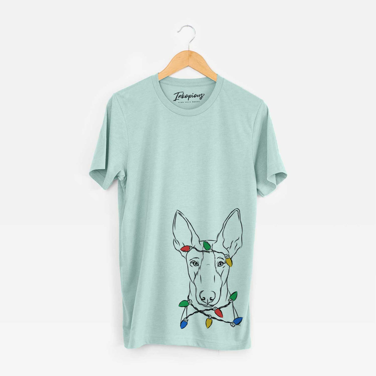 Christmas Lights Indy the Ibizan Hound - Unisex Crewneck