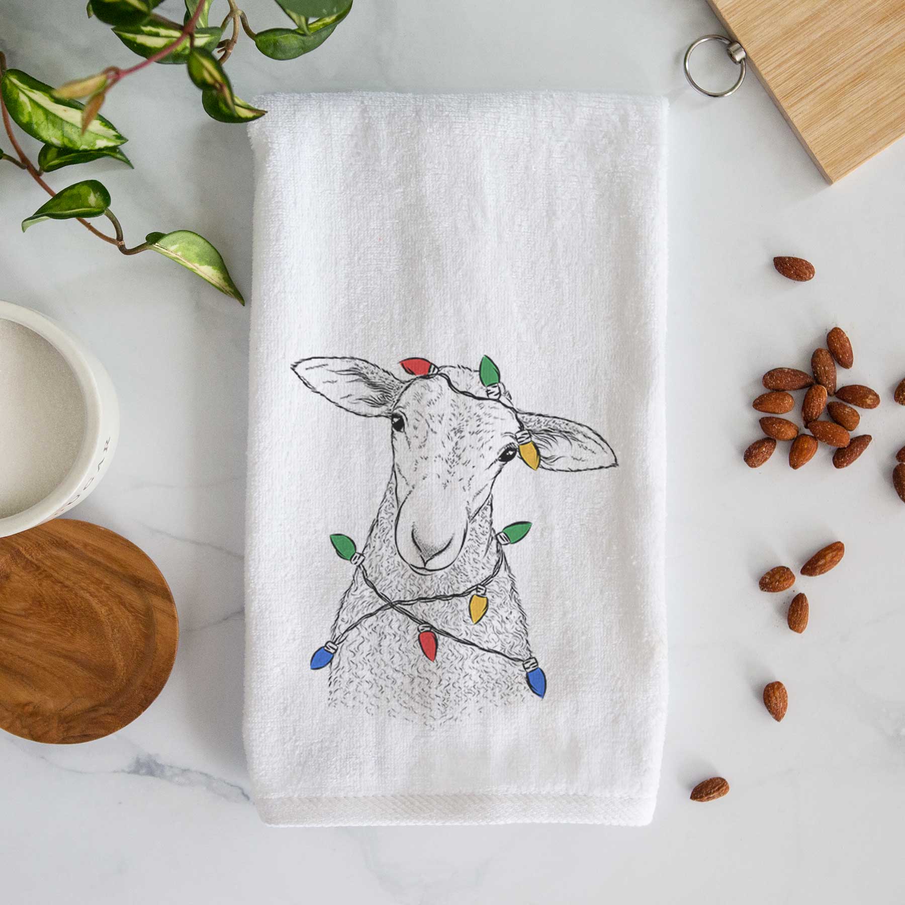 Ivy the Lamb Decorative Hand Towel