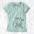 Christmas Lights Ivy the Lamb - Women's V-neck Shirt