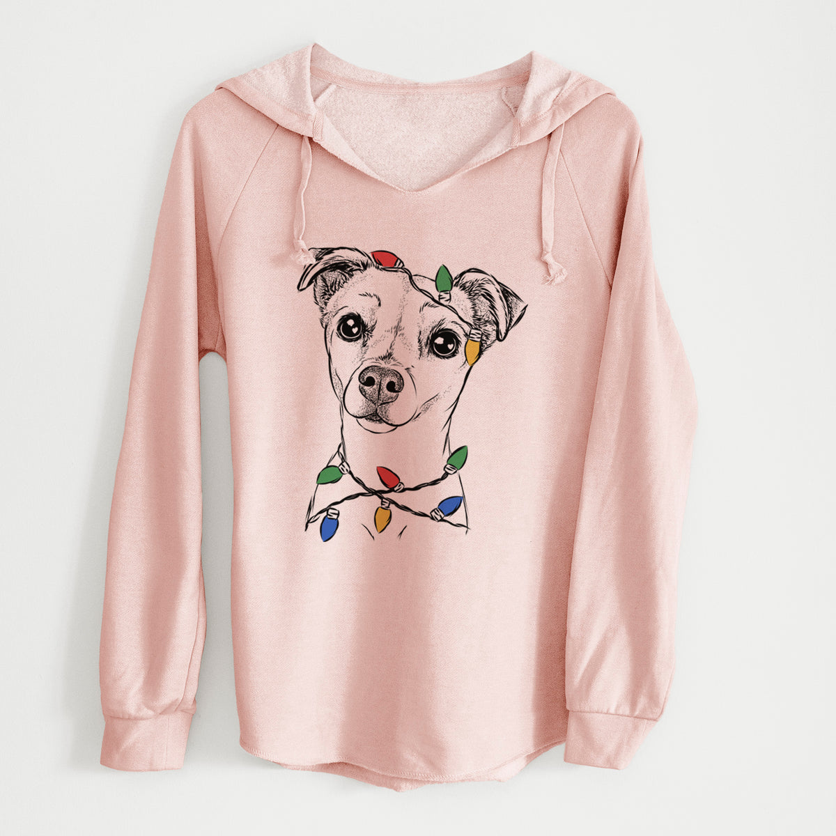 Christmas Lights Izzy the Chiweenie - Cali Wave Hooded Sweatshirt