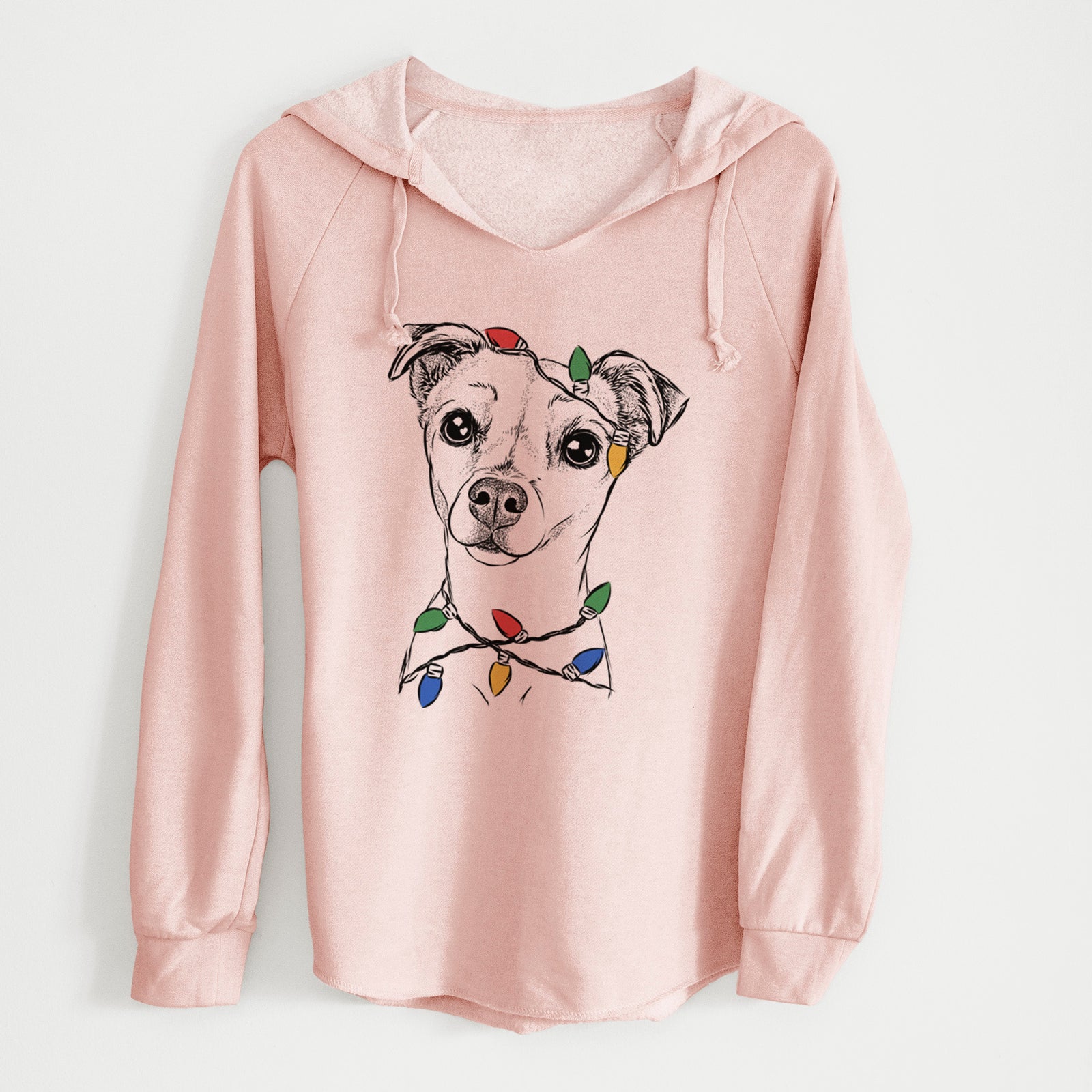 Christmas Lights Izzy the Chiweenie - Cali Wave Hooded Sweatshirt