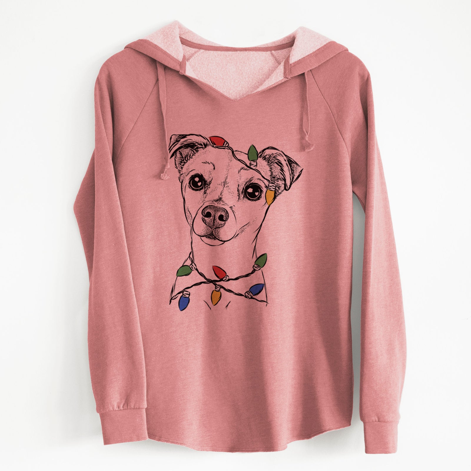 Christmas Lights Izzy the Chiweenie - Cali Wave Hooded Sweatshirt