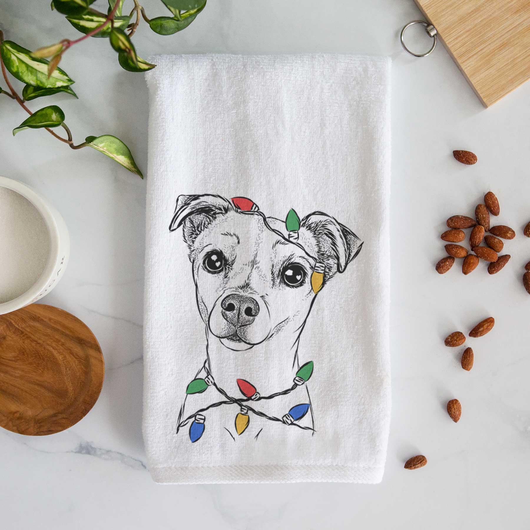 Izzy the Chiweenie Decorative Hand Towel