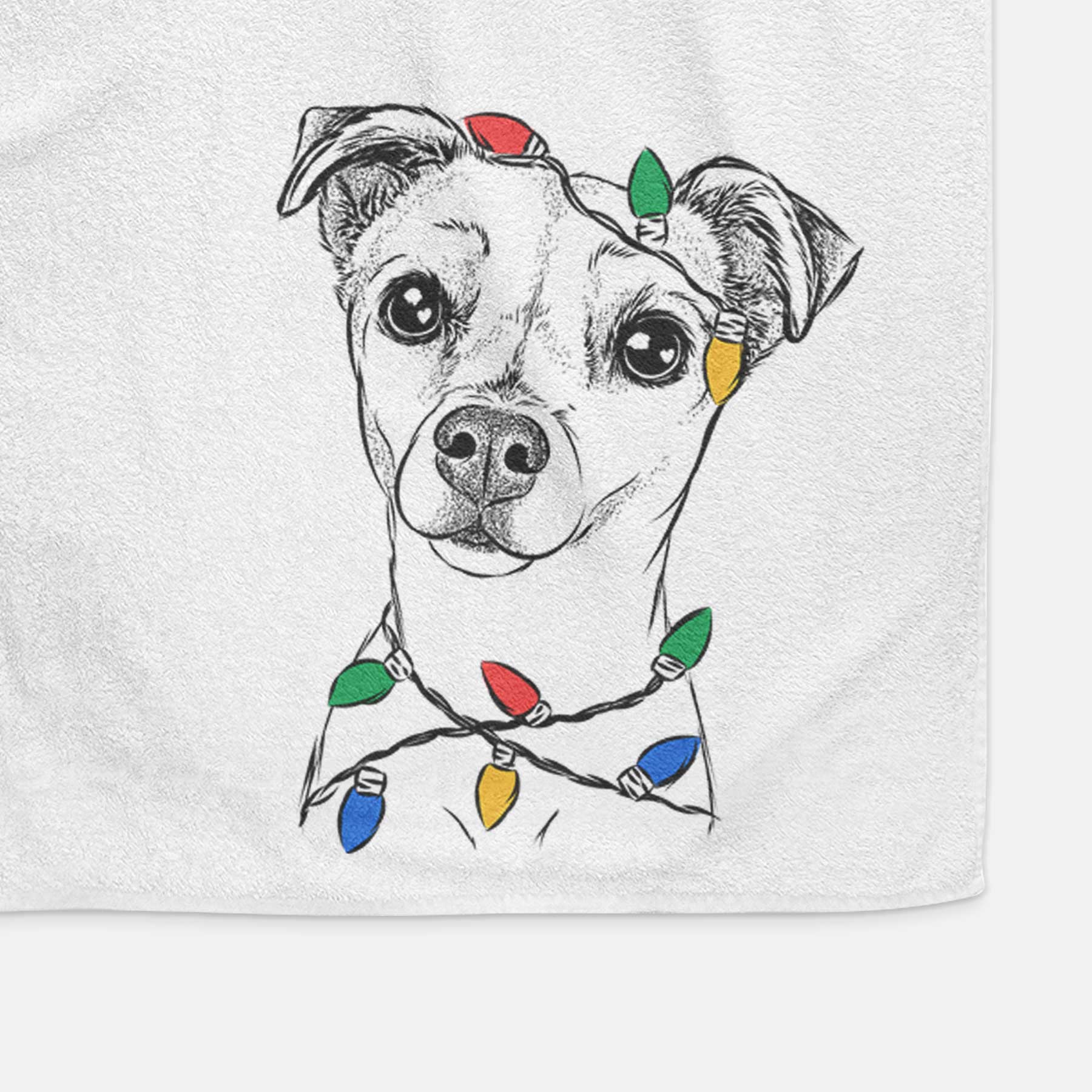 Izzy the Chiweenie Decorative Hand Towel