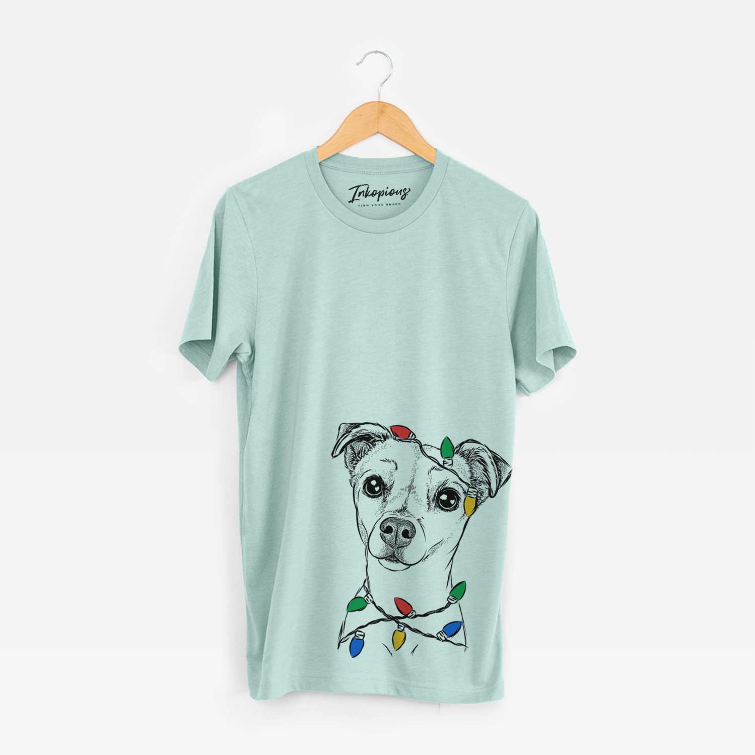 Christmas Lights Izzy the Chiweenie - Unisex Crewneck