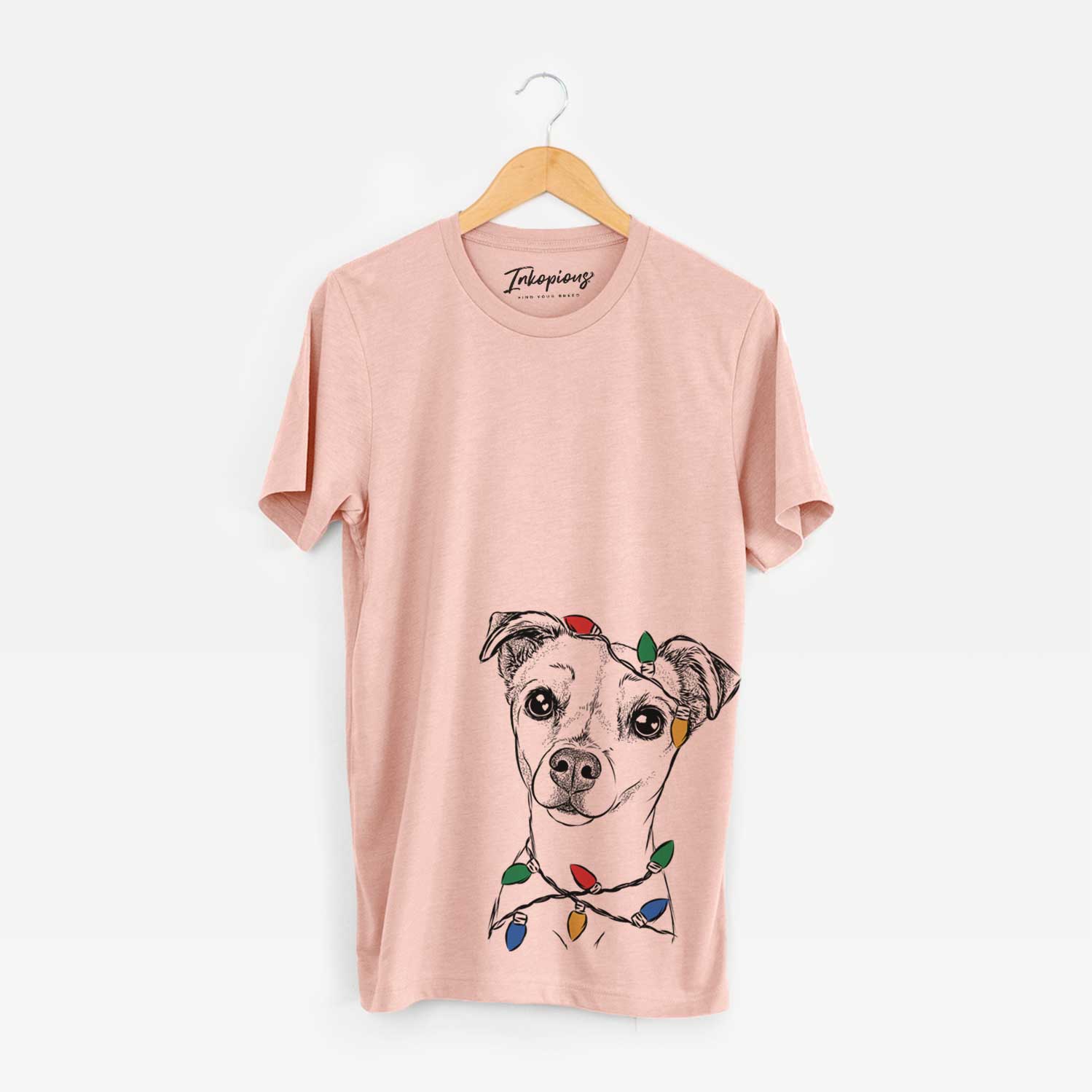 Christmas Lights Izzy the Chiweenie - Unisex Crewneck