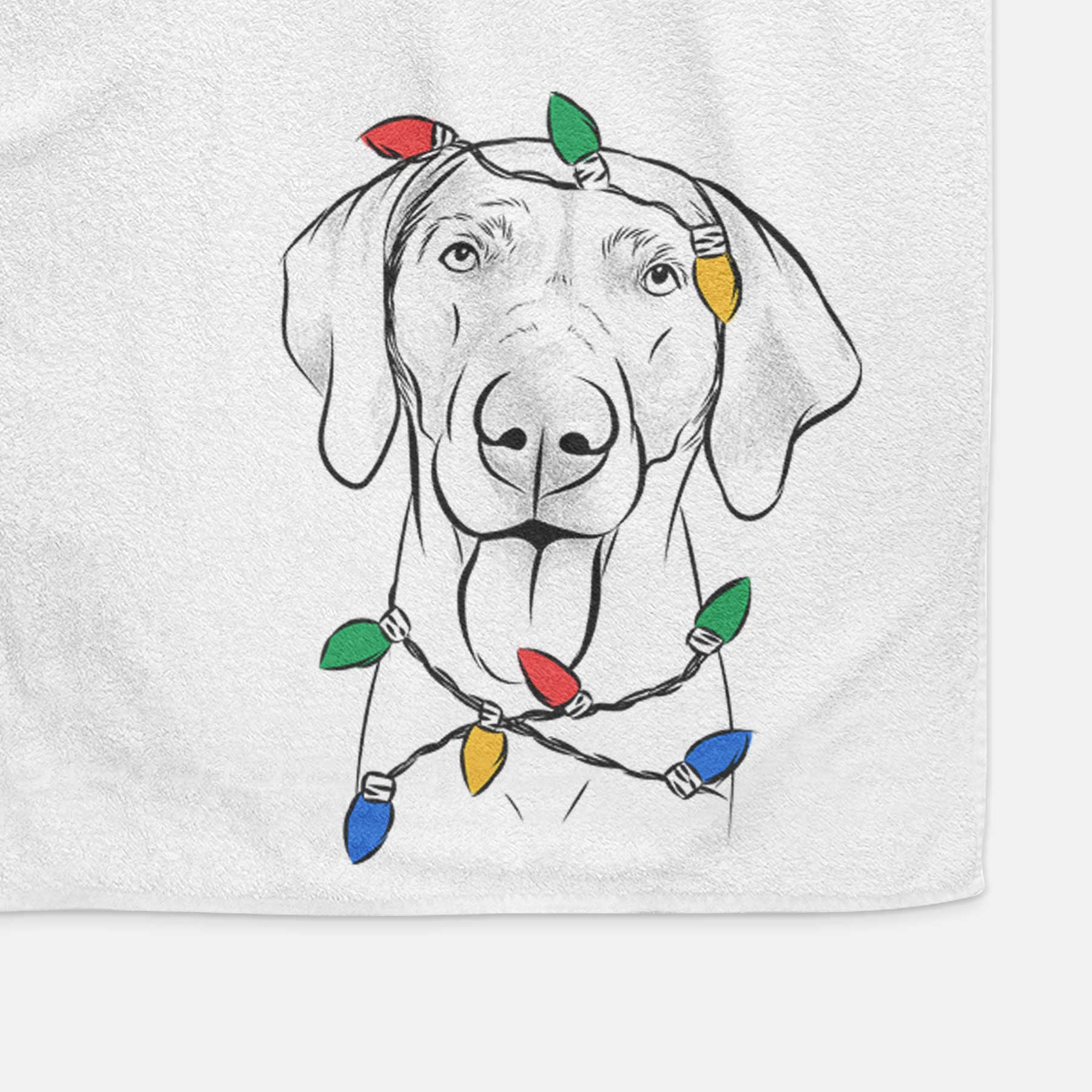 Jackson the Weimaraner Decorative Hand Towel