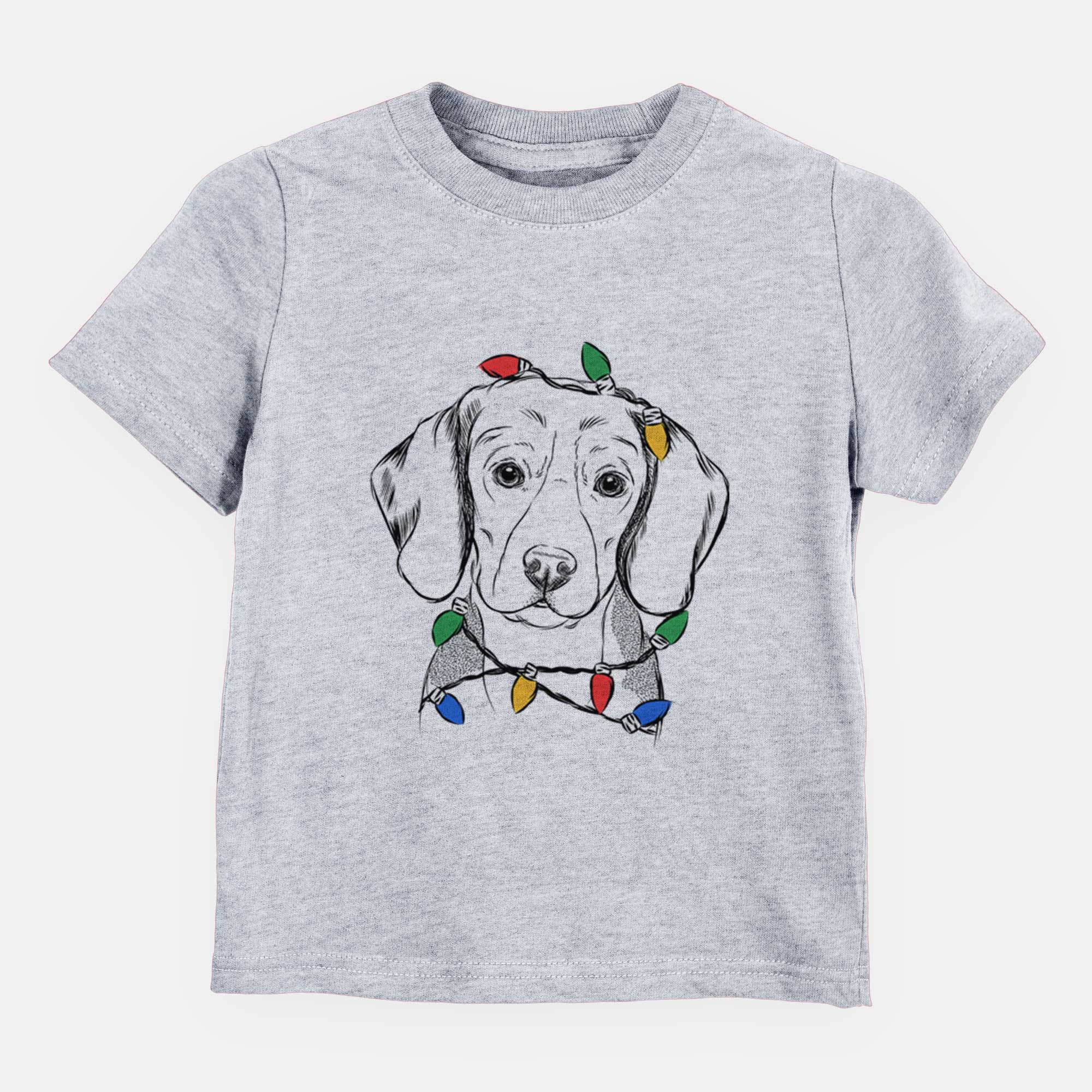 Christmas Lights Jake the Beagle - Kids/Youth/Toddler Shirt