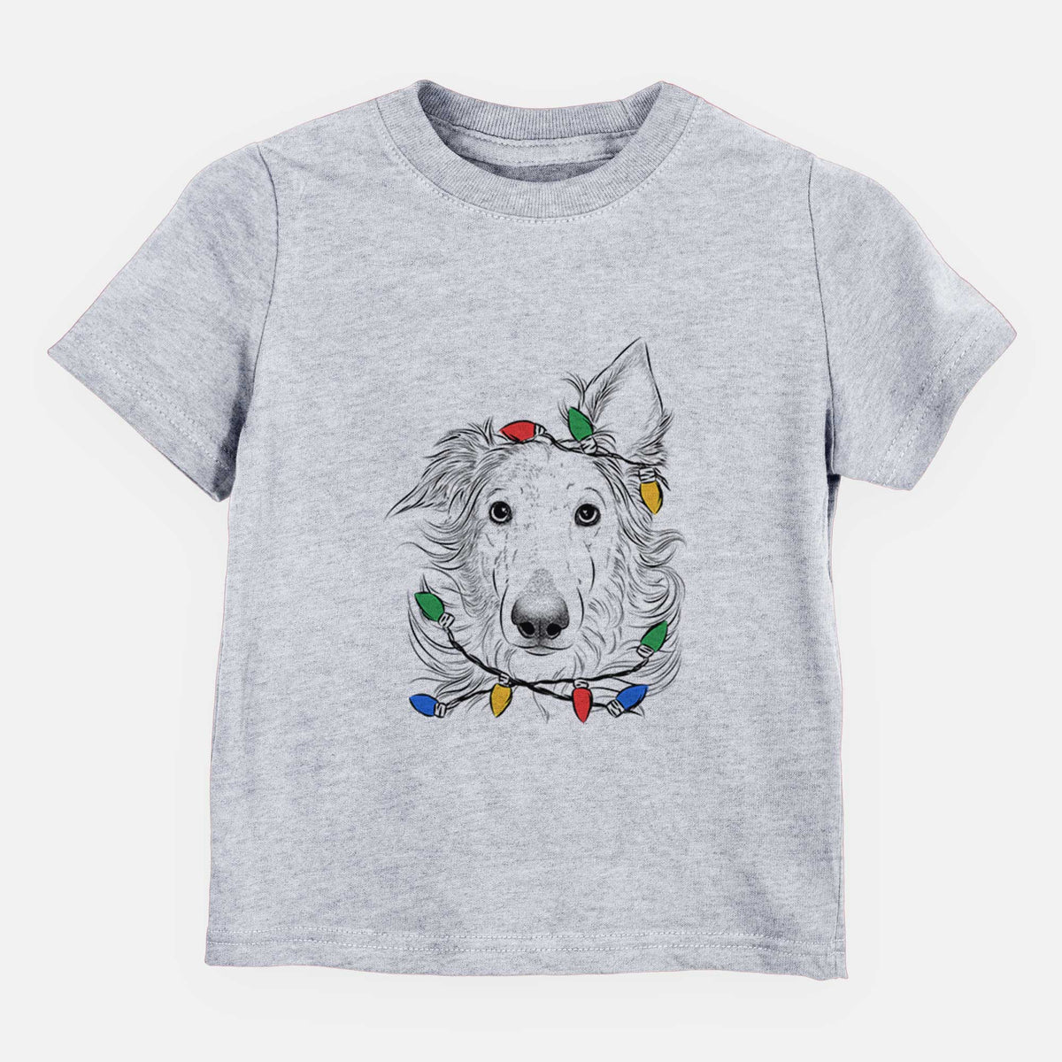 Christmas Lights Jasha the Borzoi - Kids/Youth/Toddler Shirt