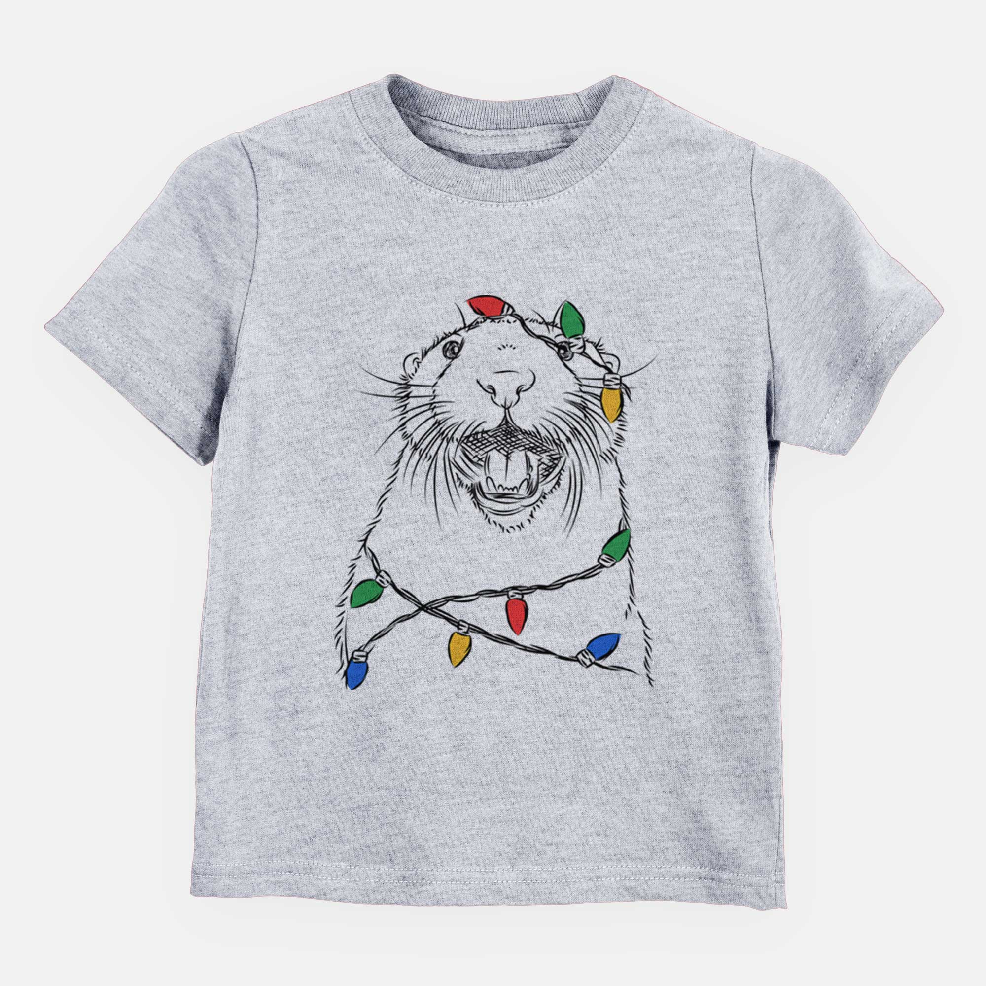 Christmas Lights Jasper the River Otter - Kids/Youth/Toddler Shirt