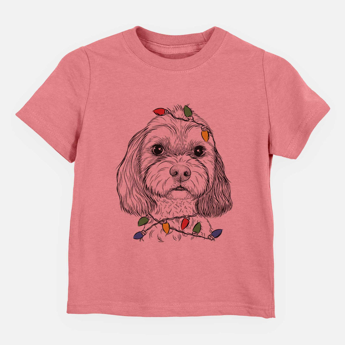 Christmas Lights Jasper Diggins the Cavapoo - Kids/Youth/Toddler Shirt