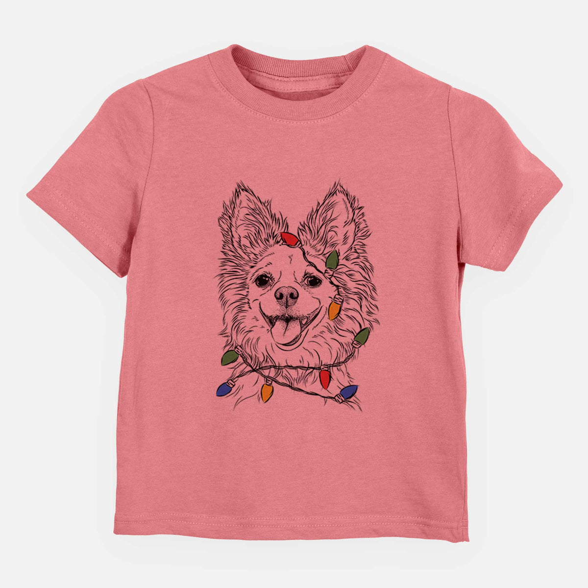 Christmas Lights Jasper the Pomchi - Kids/Youth/Toddler Shirt