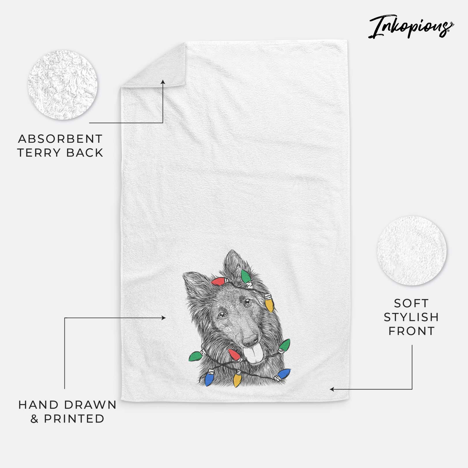 Jaxx the Belgian Tervuren Decorative Hand Towel