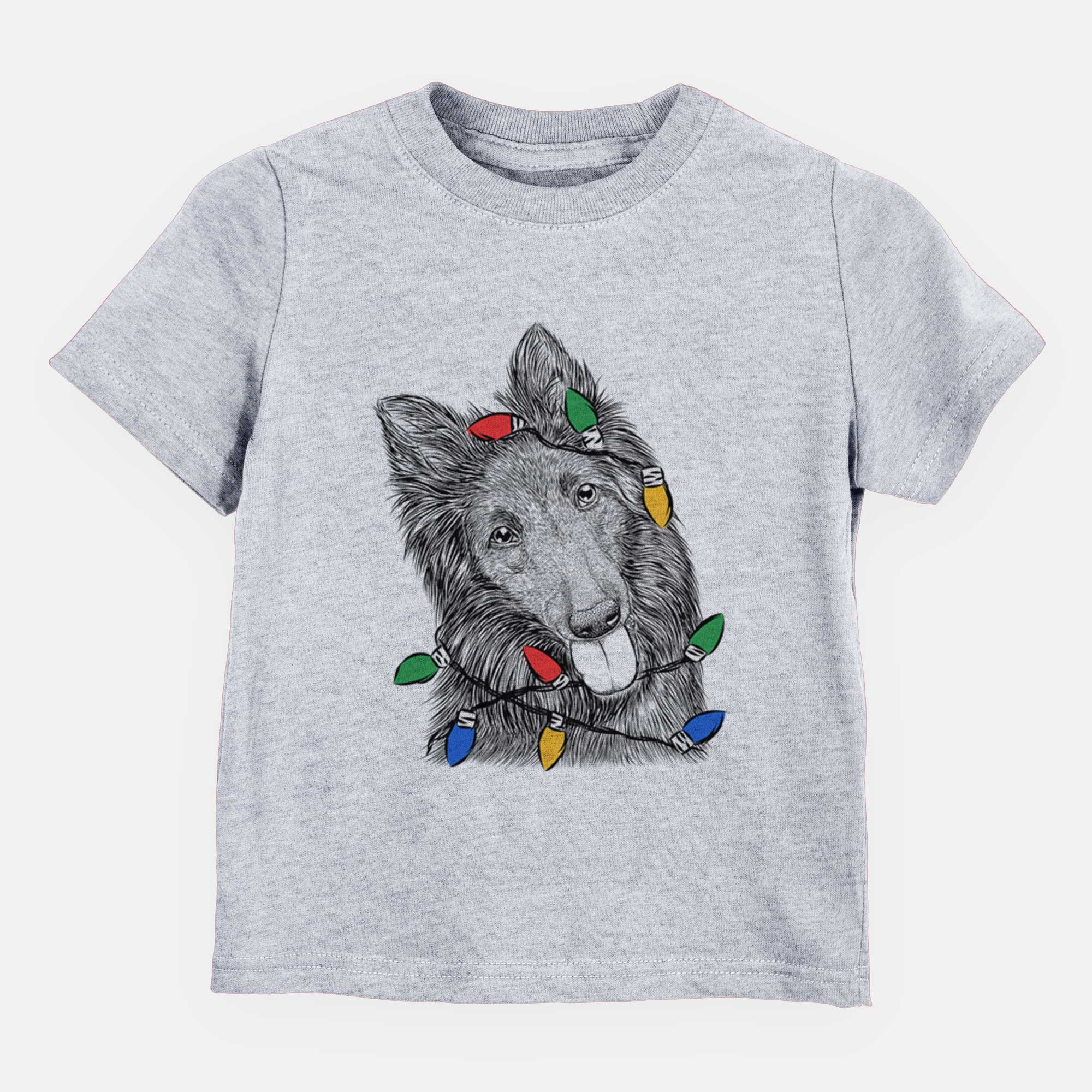 Christmas Lights Jaxx the Belgian Tervuren - Kids/Youth/Toddler Shirt