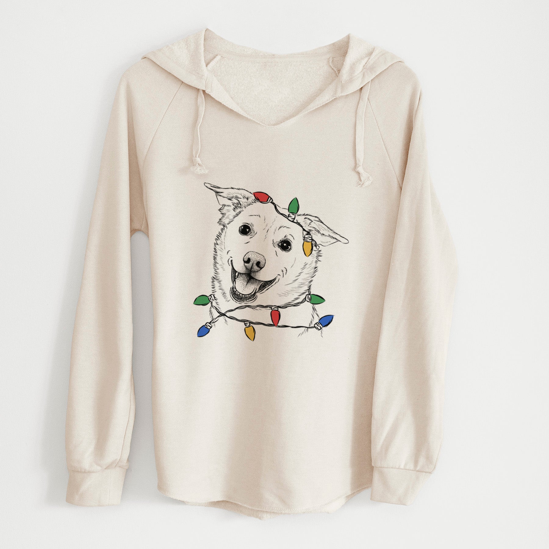 Christmas Lights Jazz the Lab Mix - Cali Wave Hooded Sweatshirt