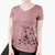 Christmas Lights Jazz the Lab Mix - Women's Perfect V-neck Shirt